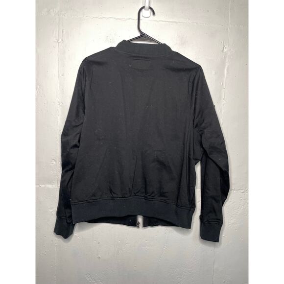 NEW Torrid Military Bomber Jacket Black 00 / M/L 10 Beaded - Picture 5 of 5